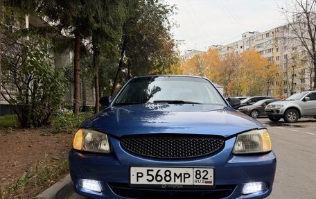 Hyundai Accent II, 2001 год, 350 000 рублей, 1 фотография