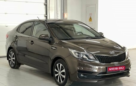 KIA Rio III рестайлинг, 2016 год, 1 079 000 рублей, 1 фотография
