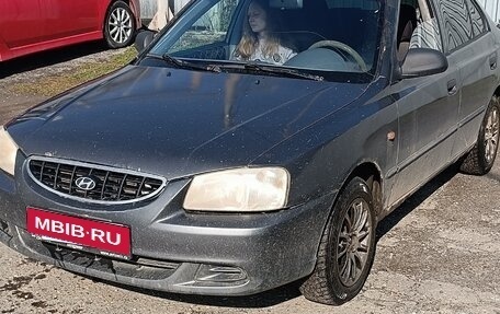 Hyundai Accent II, 2002 год, 170 000 рублей, 1 фотография