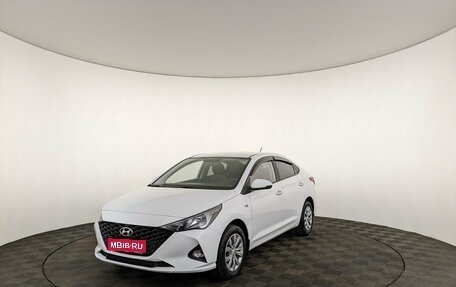 Hyundai Solaris II рестайлинг, 2021 год, 1 595 000 рублей, 1 фотография