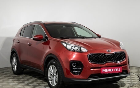 KIA Sportage IV рестайлинг, 2017 год, 1 649 700 рублей, 3 фотография