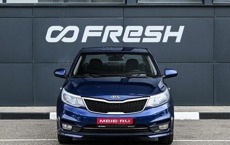 KIA Rio III рестайлинг, 2016 год, 1 099 000 рублей, 3 фотография