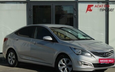 Hyundai Solaris II рестайлинг, 2014 год, 1 050 000 рублей, 3 фотография